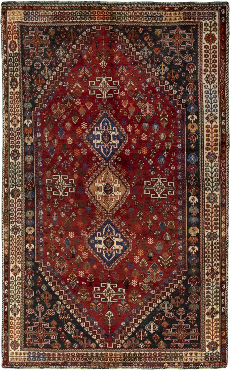 Perzisch tapijt Shiraz 251x159 251x159, Perzisch tapijt Handgeknoopte