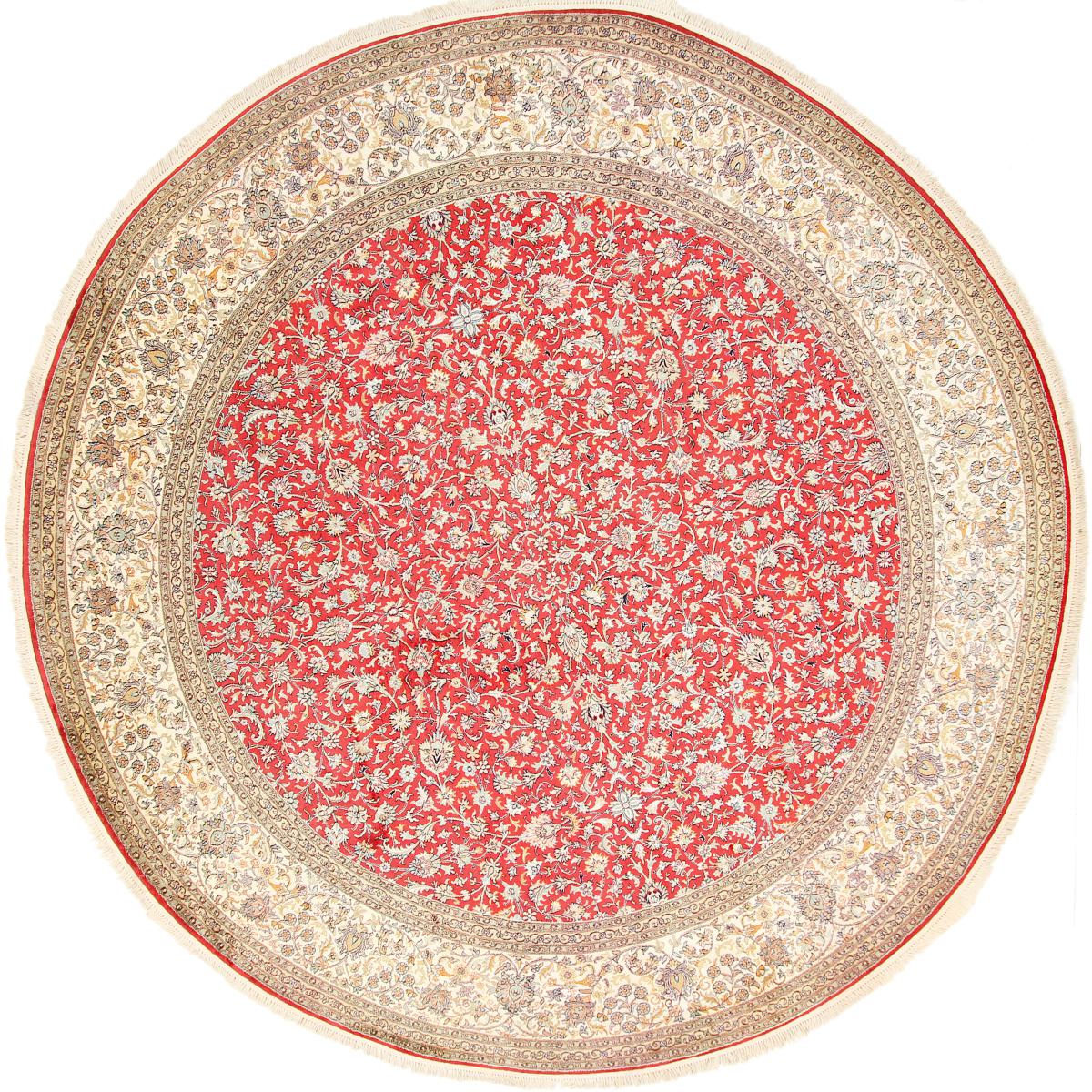 Tapis indien Cachemire Soie 319x305 319x305, Tapis persan Noué à la main