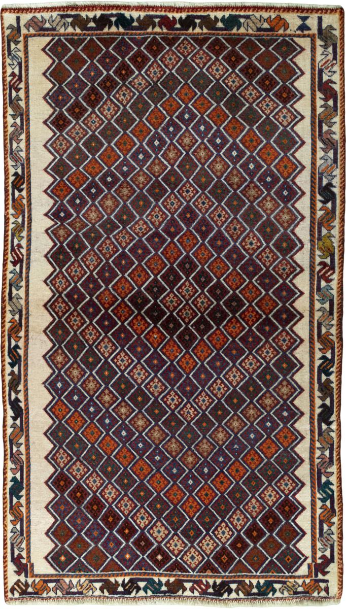 Persian Rug Persian Gabbeh Ghashghai 196x112 196x112, Persian Rug Knotted by hand