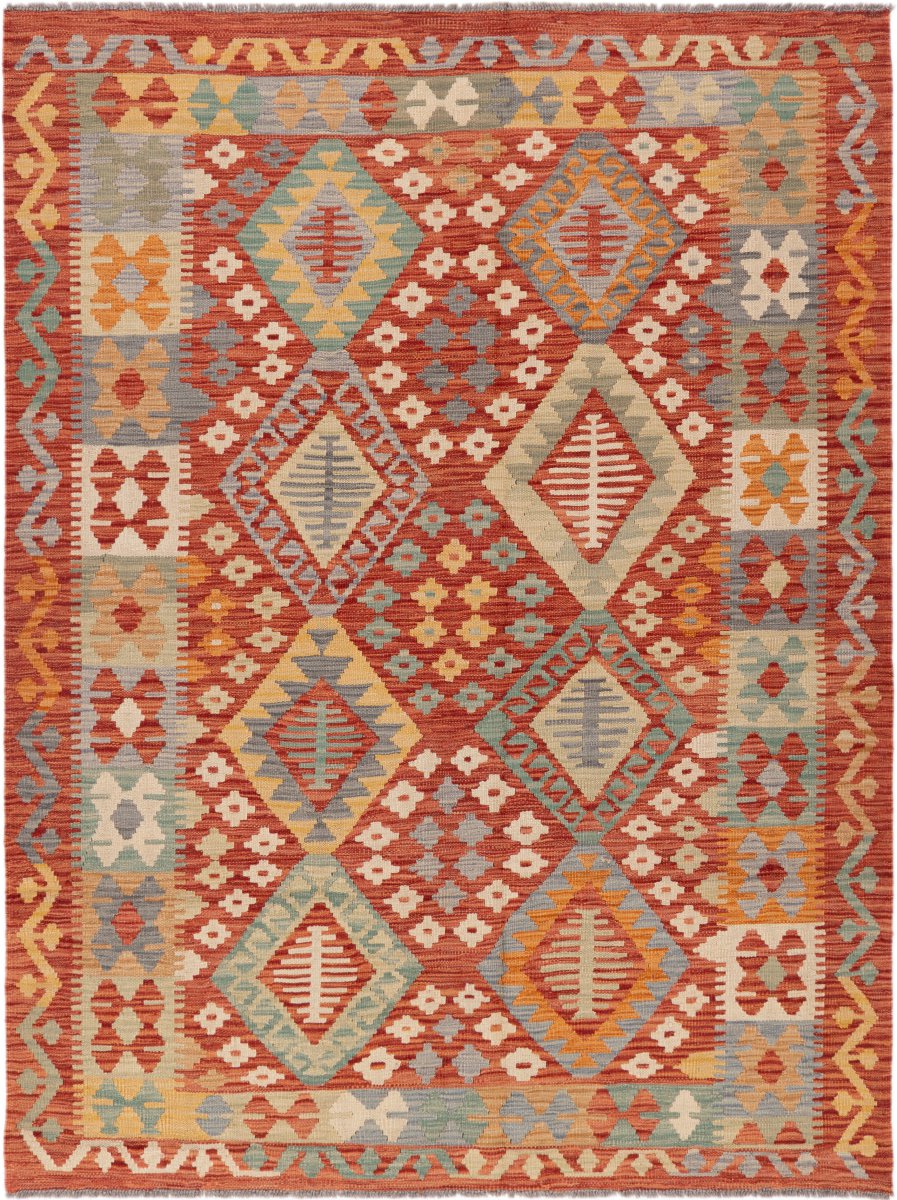 Afghan rug Kilim Afghan 205x154 205x154, Persian rug Handwoven