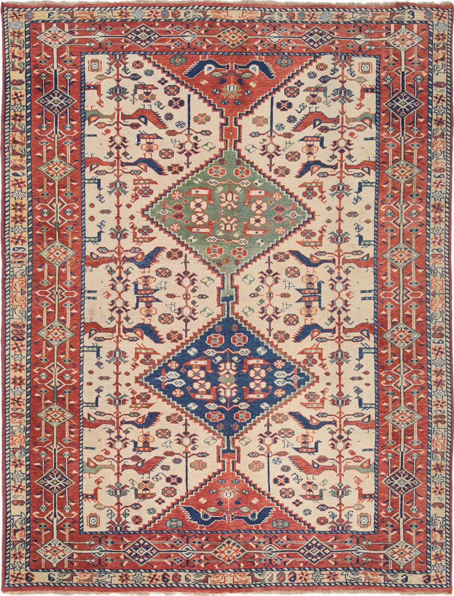 Alfombra persa Ghashghai 212x162 212x162, Alfombra persa Anudado a mano