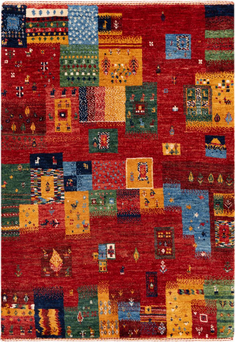 Persian rug Persian Gabbeh Loribaft Atelier 111x81 111x81, Persian rug Hand-knotted