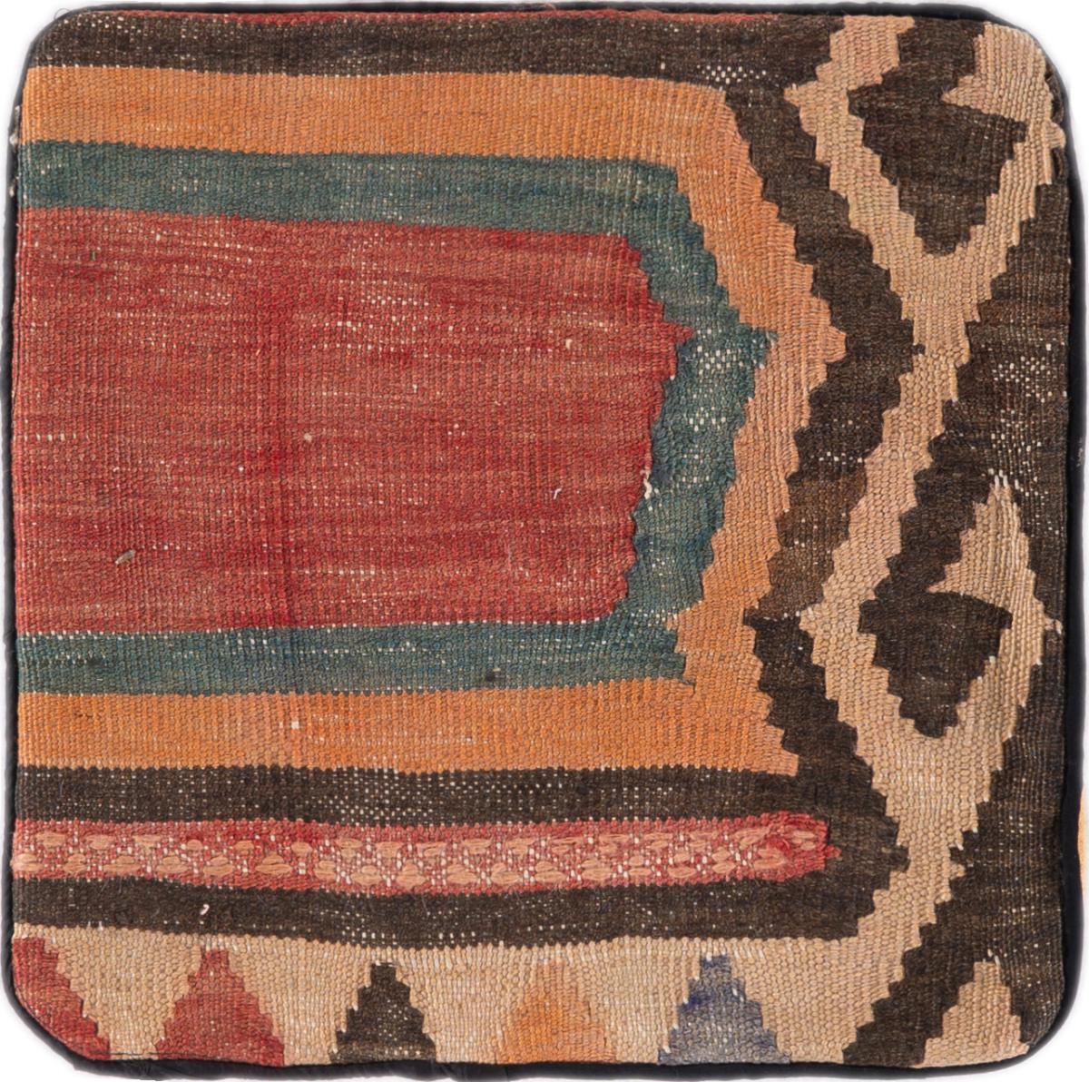 Persisk tæppe Kelim Fars Kissen 35x35 35x35, Persisk tæppe Knyttet i hånden