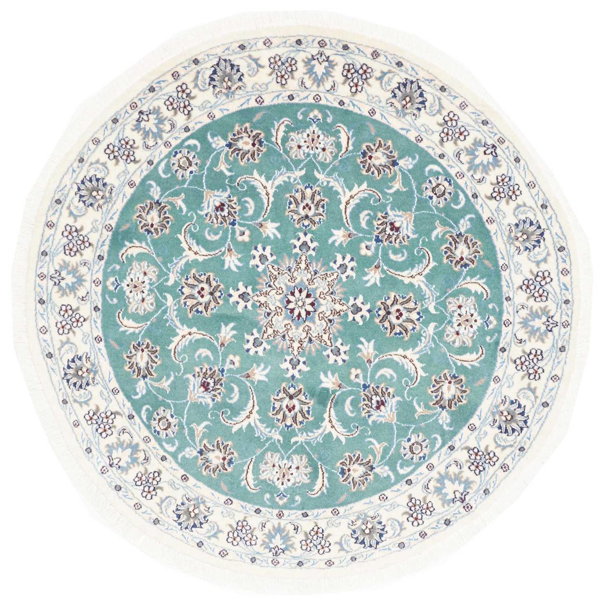  ペルシャ絨毯 ナイン 148x146 148x146,  ペルシャ絨毯 手織り