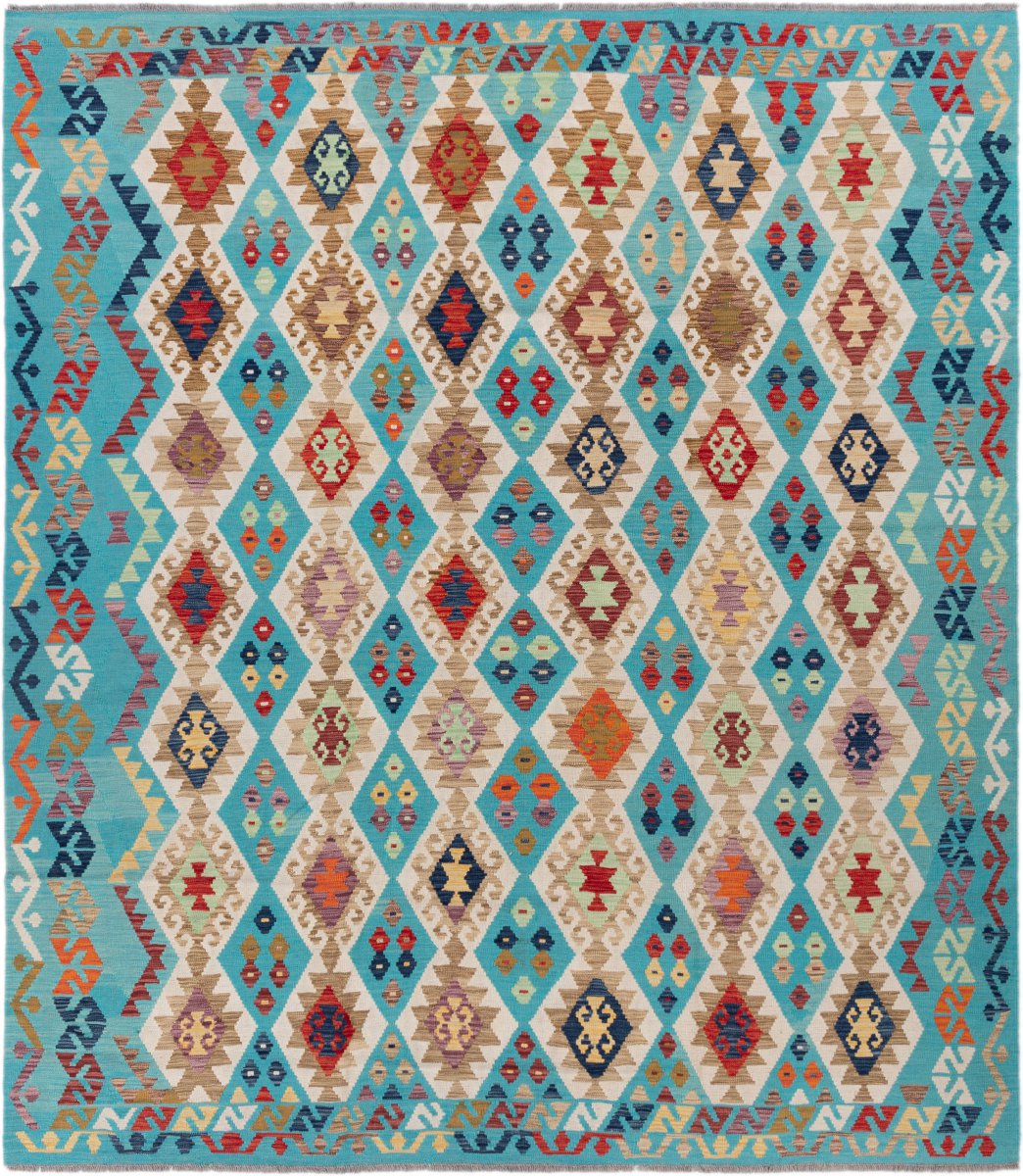 Afganistanilainen matto Kelim Afghan 292x258 292x258, Persialainen matto Käsinkudottu