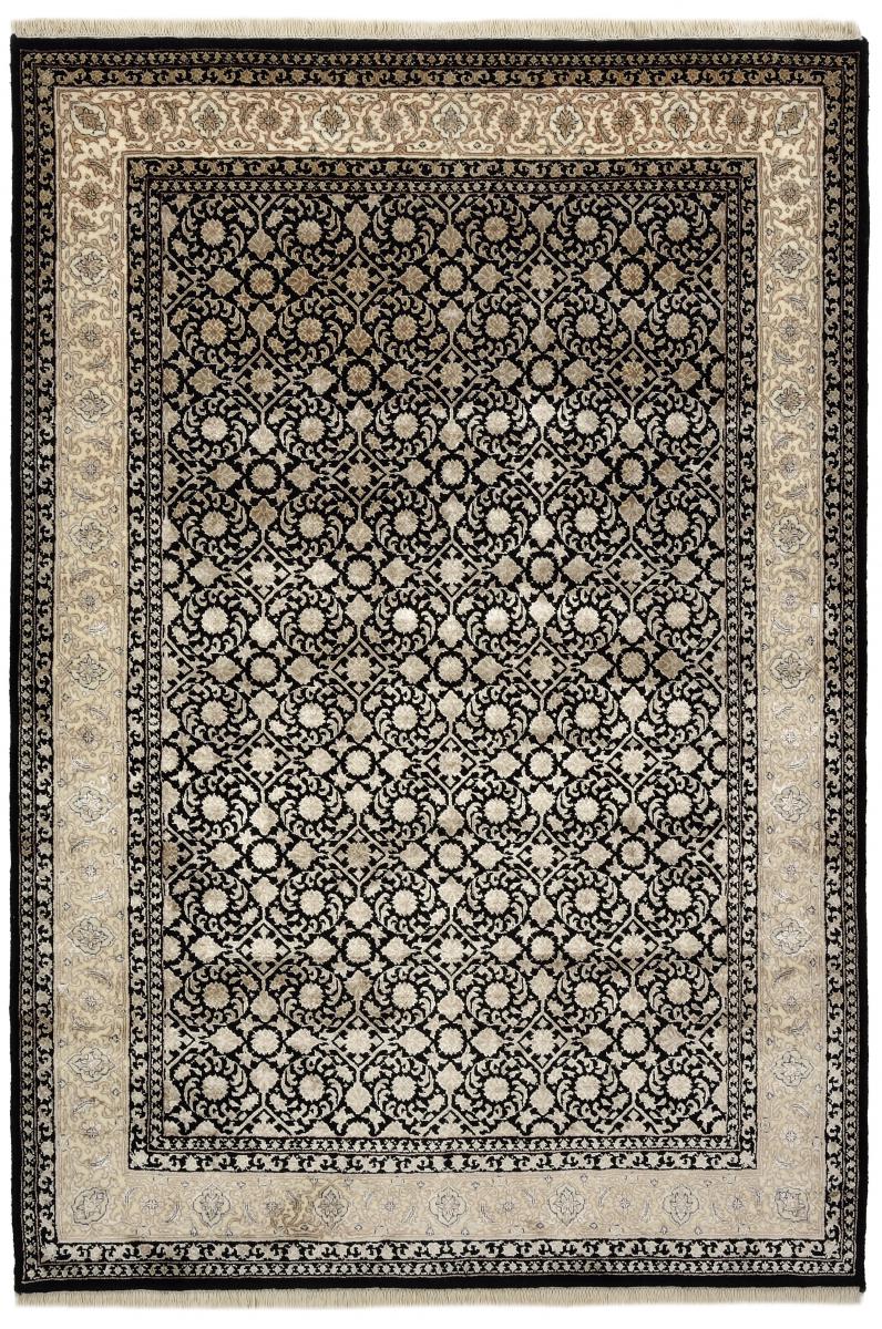 Indo rug Golestan Herati 6'8"x4'7" 6'8"x4'7", Persian Rug Knotted by hand