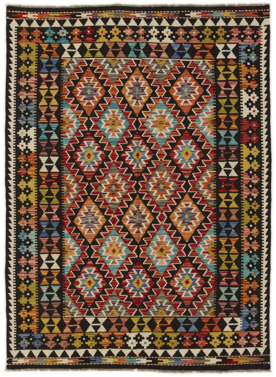 Tapete afegão Kilim Afegão 204x148 204x148, Tapete persa Tecido à mão