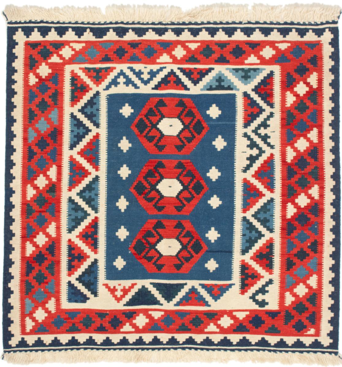 Tapete persa Kilim Fars 104x105 104x105, Tapete persa Tecido à mão