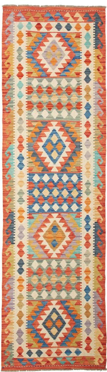 Alfombra afgana Kilim Afghan 298x82 298x82, Alfombra persa Tejido a mano