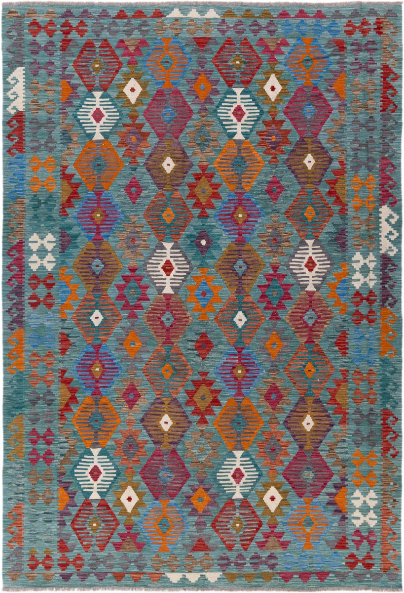 Afghaans tapijt Kilim Afghan 297x200 297x200, Perzisch tapijt Handgeweven