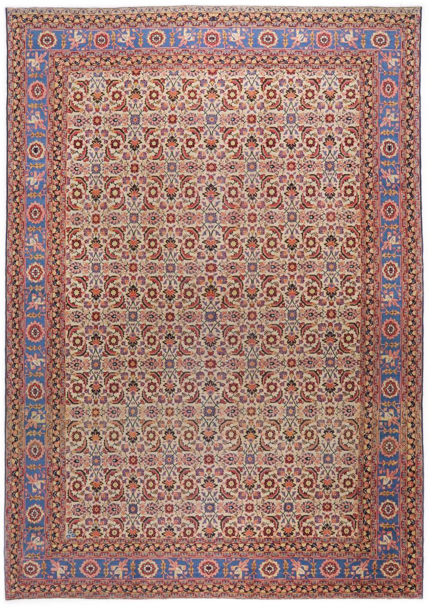 Tapete persa Tabriz Antigo 349x249 349x249, Tapete persa Atado à mão