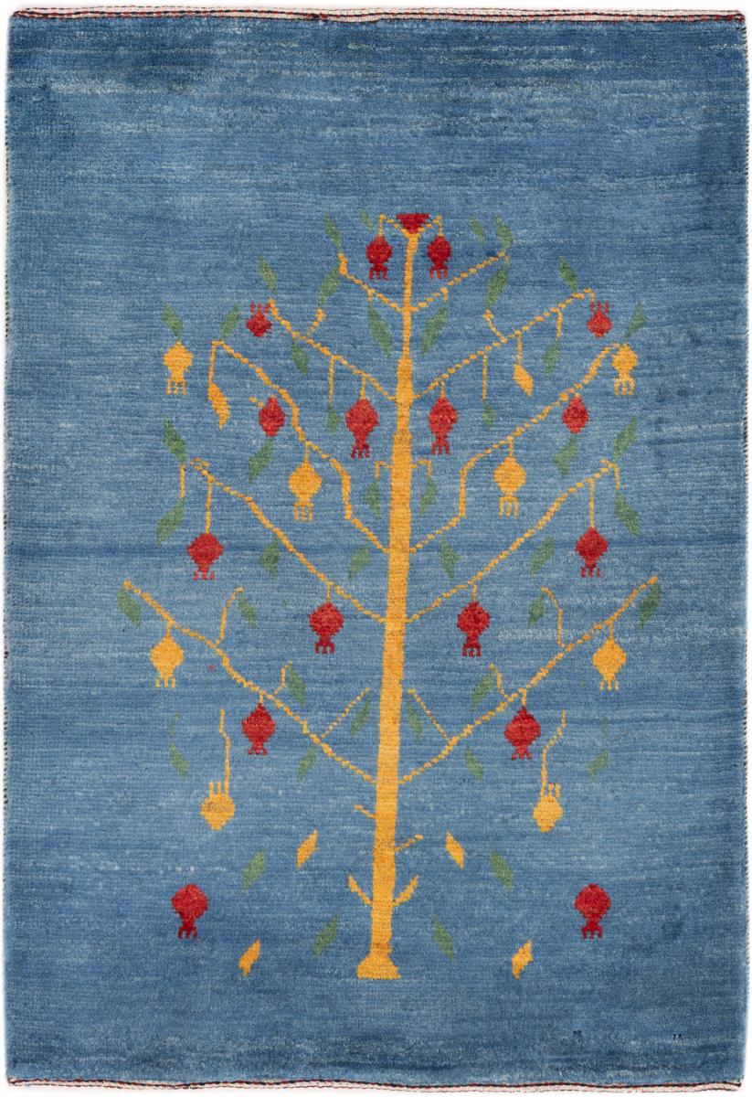 Tapete persa Persa Gabbeh Kashkuli Banafsheh 112x76 112x76, Tapete persa Atado à mão