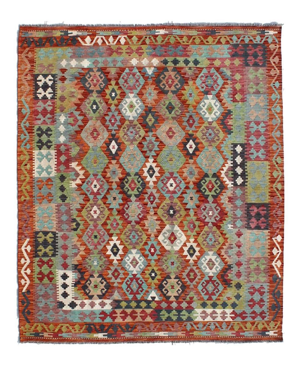 Tappeto Afgano Kilim Afghan 254x203 254x203, Tappeto persiano Tessuto a mano