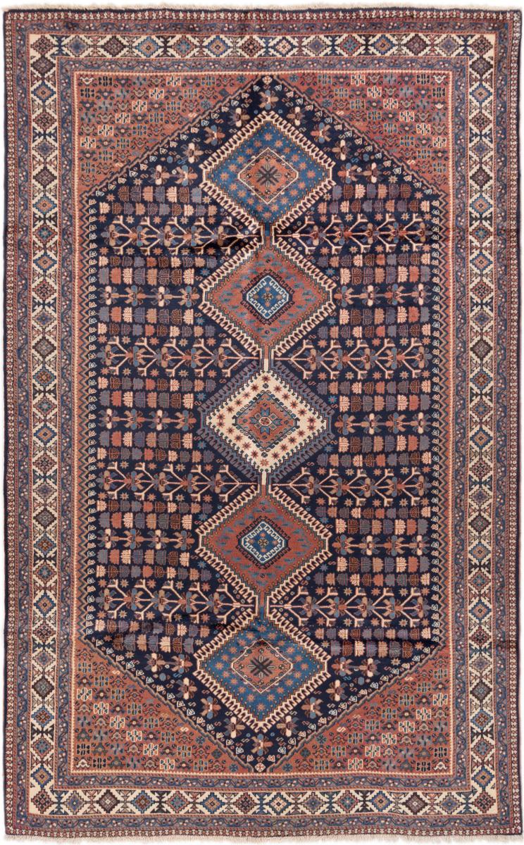 Perserteppich Yalameh 8'1"x5'1" 8'1"x5'1", Perserteppich Handgeknüpft