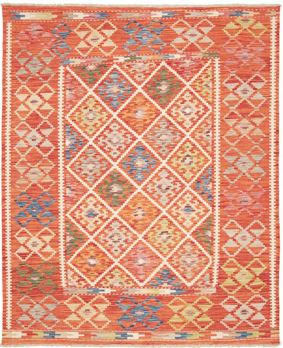 Afghanska mattan Kilim Afghan 196x161 196x161, Persisk matta handvävd 