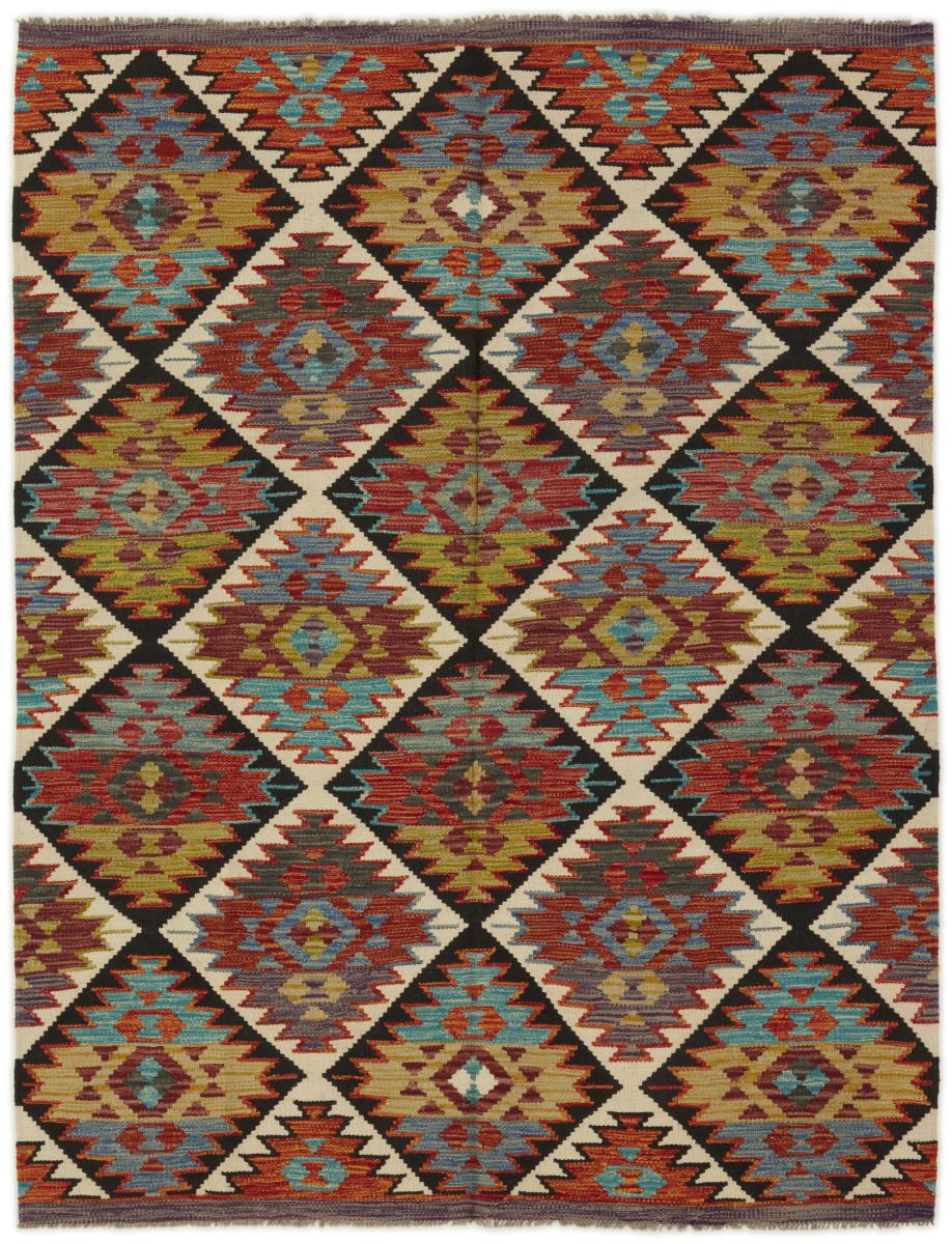 Afghanischer Teppich Kelim Afghan 198x149 198x149, Perserteppich Handgewebt