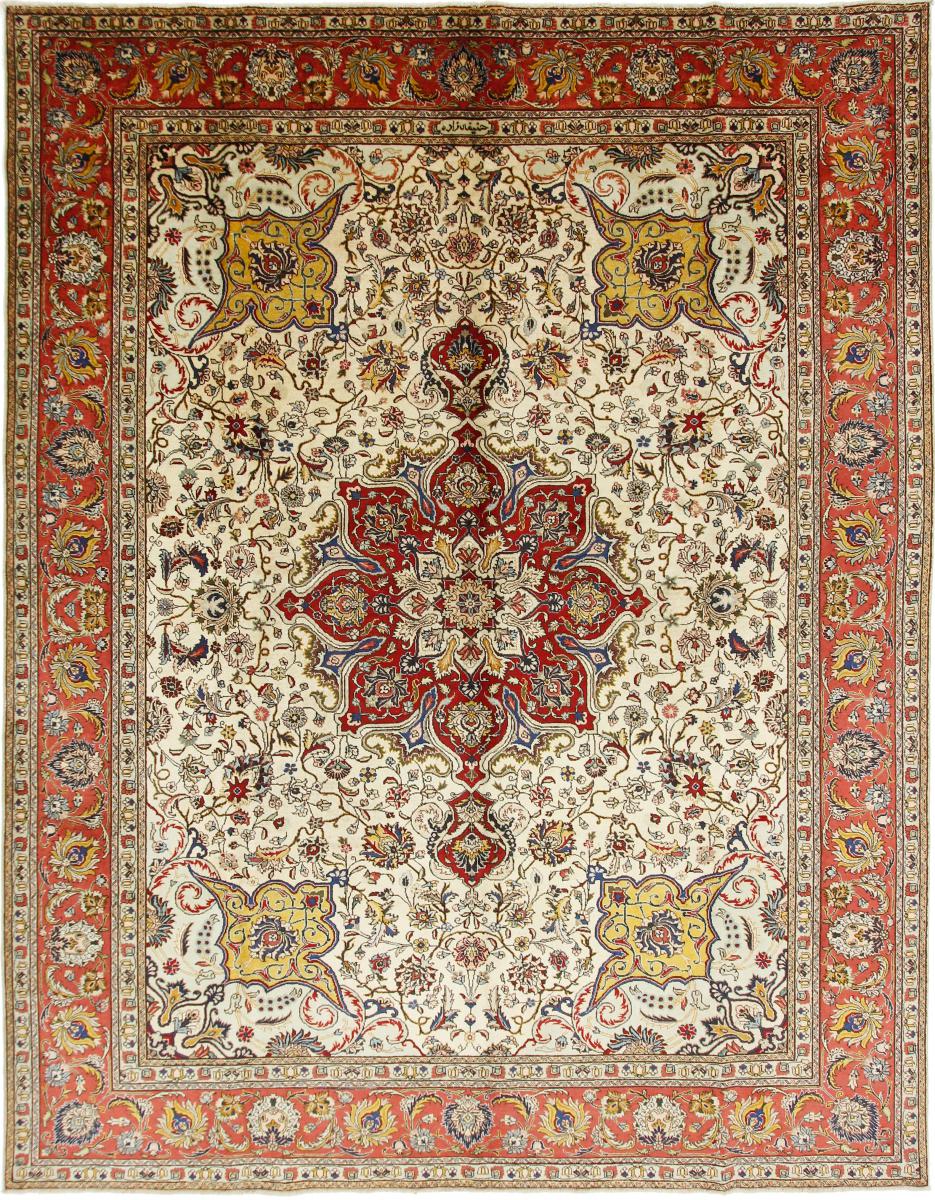 Perzsa szőnyeg Tabriz 12'6"x9'11" 12'6"x9'11", Perzsa szőnyeg Kézzel csomózva