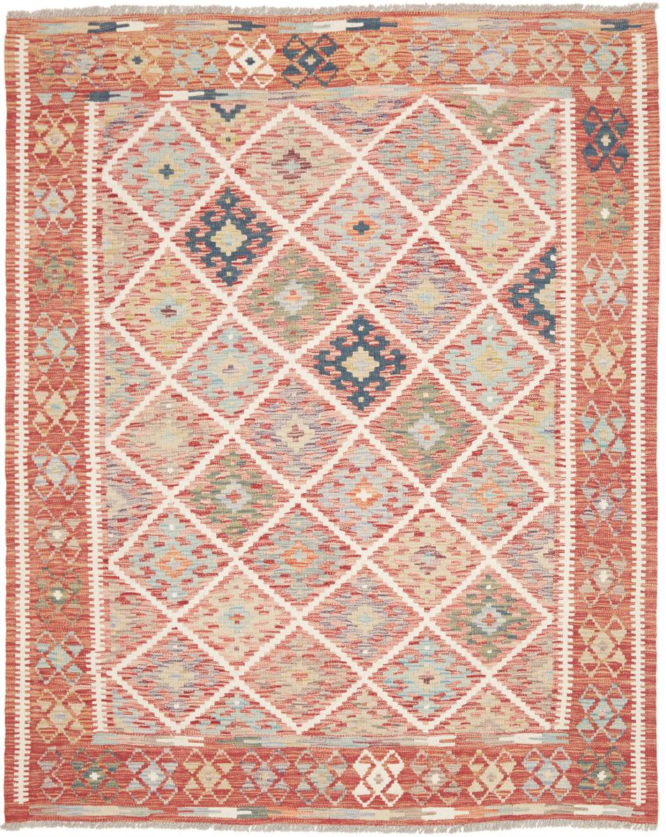 Afghaans tapijt Kilim Afghan 196x161 196x161, Perzisch tapijt Handgeweven