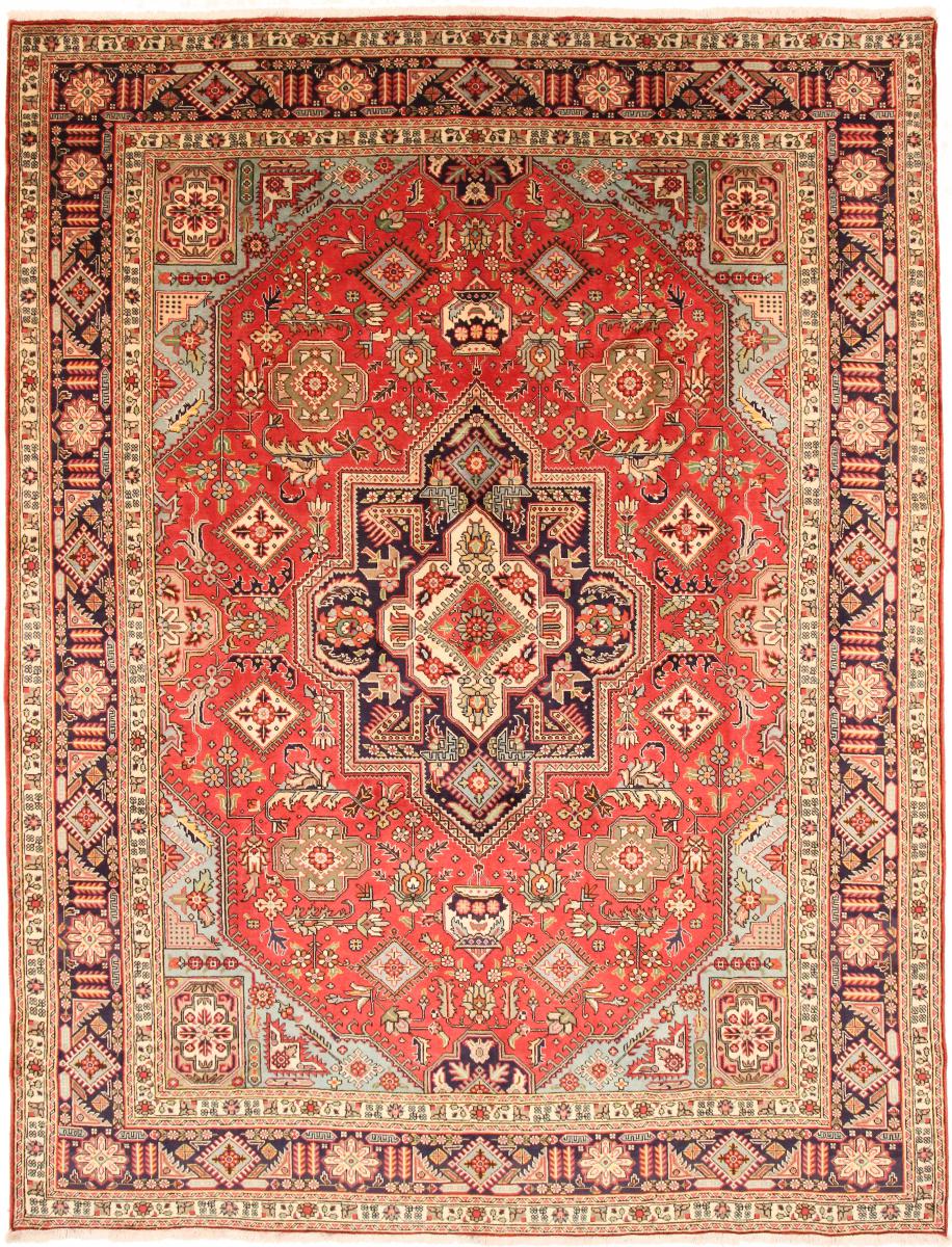 Persisk tæppe Tabriz 398x301 398x301, Persisk tæppe Knyttet i hånden