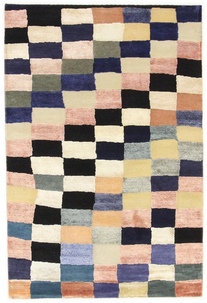 Indisk tæppe Gabbeh Design 184x124 184x124, Persisk tæppe Knyttet i hånden