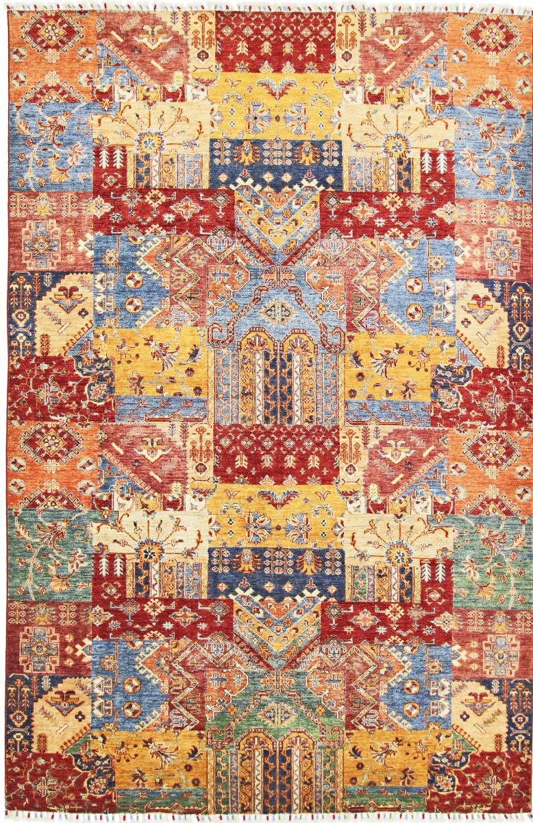 Pakisztáni szőnyeg Arijana Patchwork 304x201 304x201, Perzsa szőnyeg Kézzel csomózva