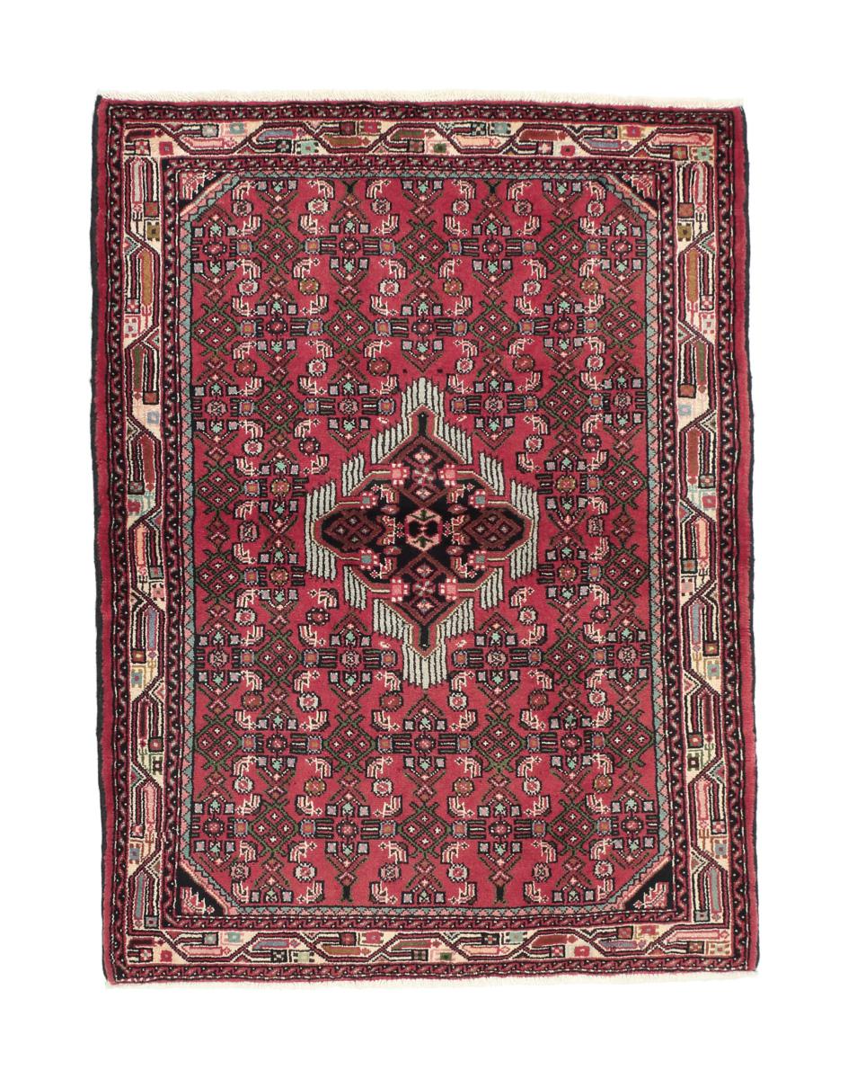 Tapis persan Hamadan 146x109 146x109, Tapis persan Noué à la main