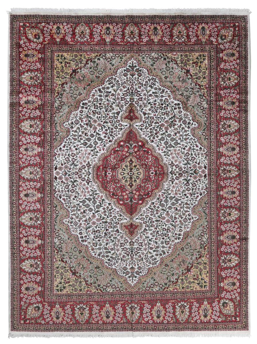 Tapis indien Agra Viskose 320x236 320x236, Tapis persan Noué à la main