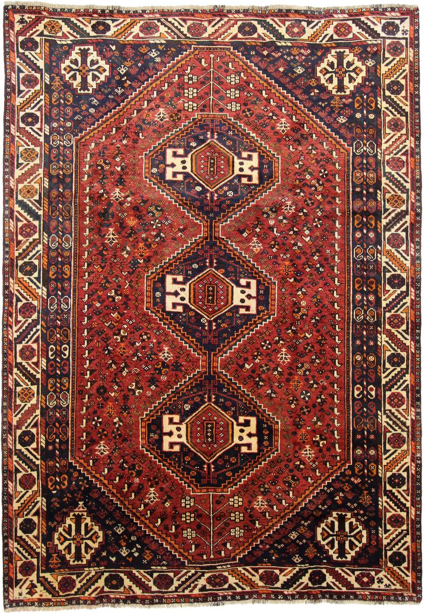 Tapete persa Ghashghai 291x205 291x205, Tapete persa Atado à mão