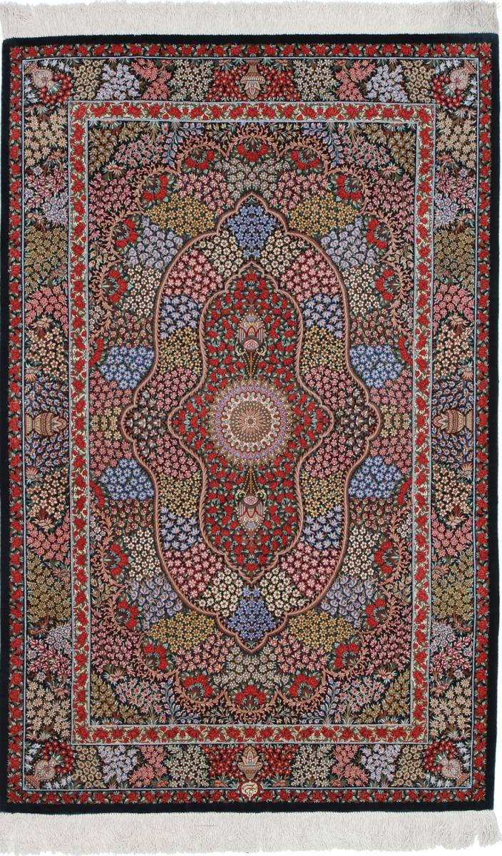 Perzsa szőnyeg Ghom Selyem 159x102 159x102, Perzsa szőnyeg Kézzel csomózva