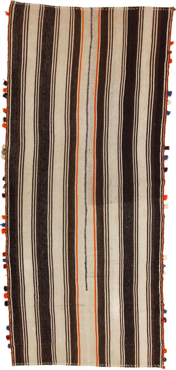 Tapete persa Kilim Fars Ghashghai 264x101 264x101, Tapete persa Tecido à mão