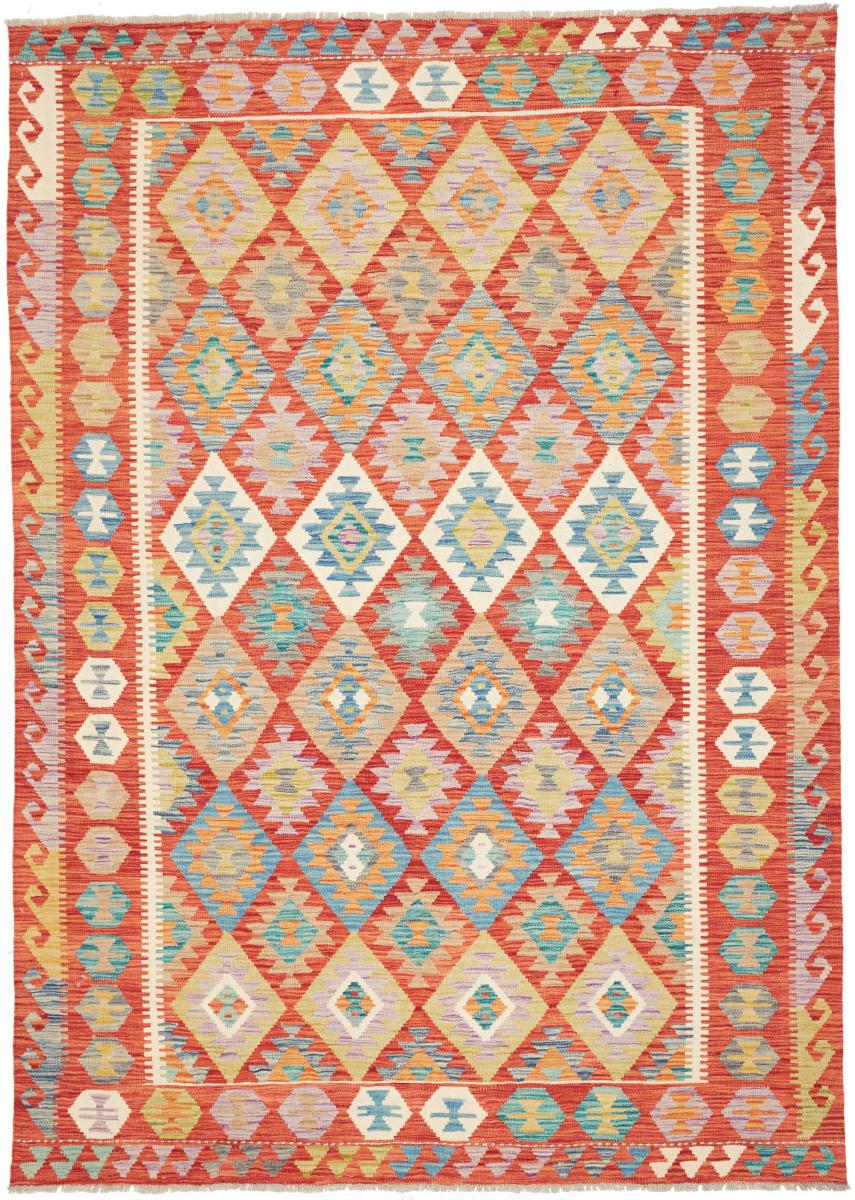 Afghan rug Kilim Afghan 245x172 245x172, Persian Rug Woven by hand