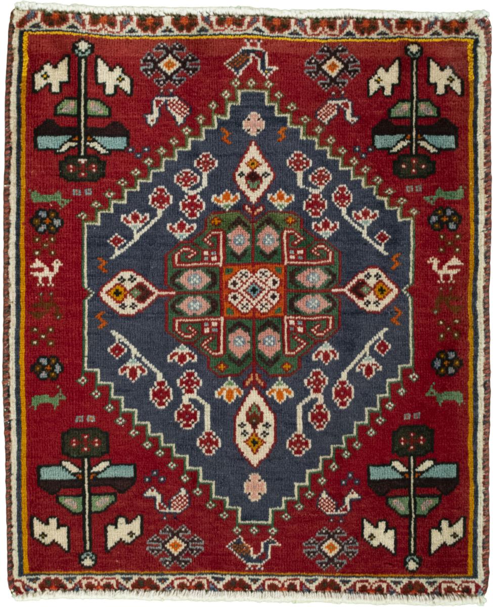 Persian Rug Shiraz 64x55 64x55, Persian Rug Knotted by hand