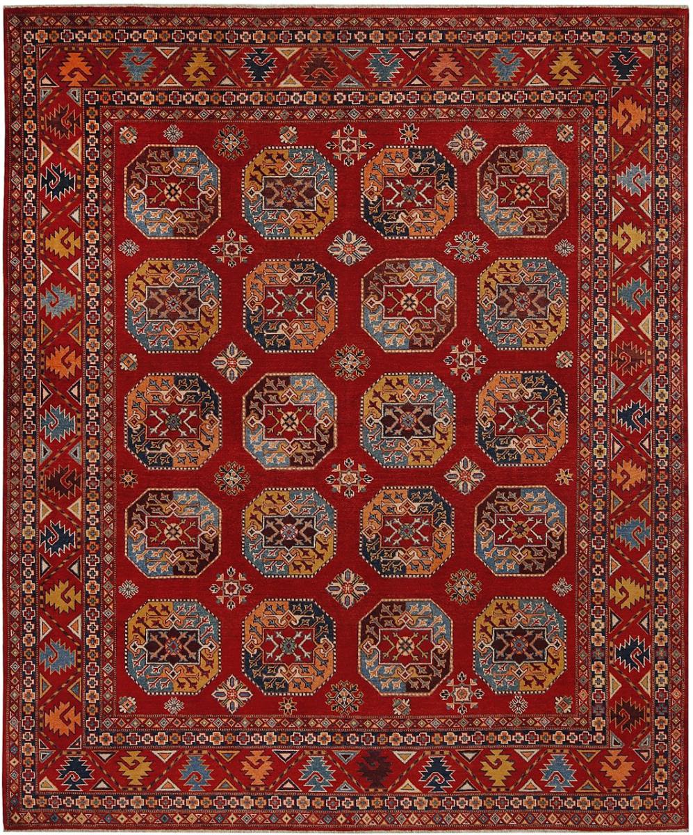 Afghaans tapijt Kazak  Diyar 294x243 294x243, Perzisch tapijt Handgeknoopte