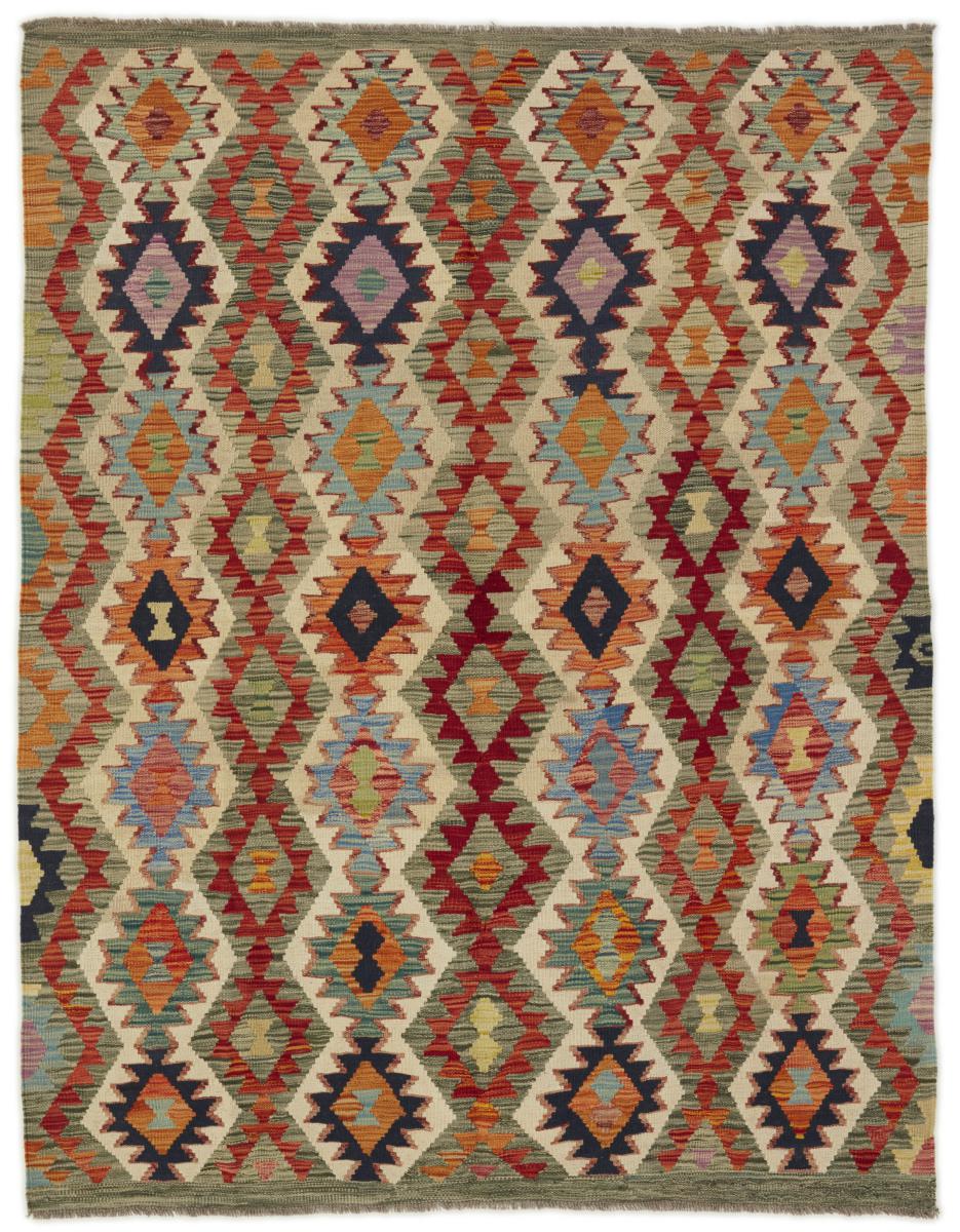 Tapete afegão Kilim Afegão 200x157 200x157, Tapete persa Tecido à mão