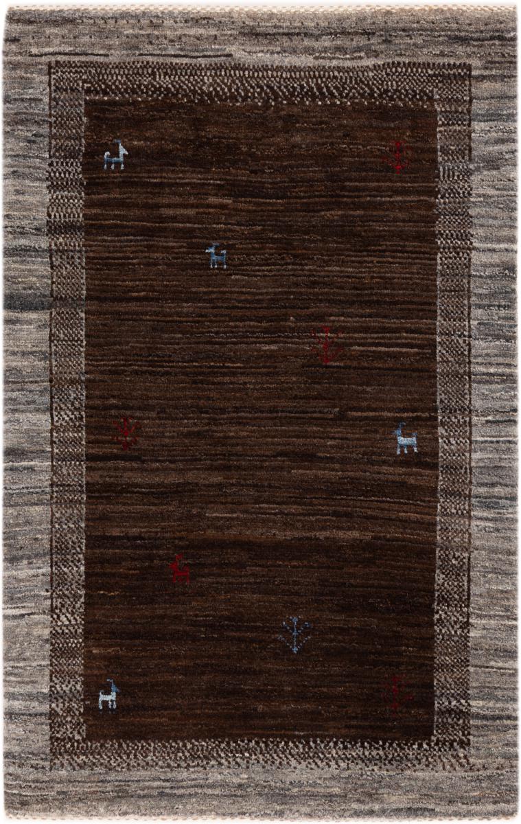 Tapete persa Persa Gabbeh Kashkuli Banafsheh 124x79 124x79, Tapete persa Atado à mão