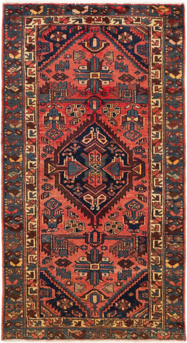 Persisk tæppe Sandjan 174x94 174x94, Persisk tæppe Knyttet i hånden