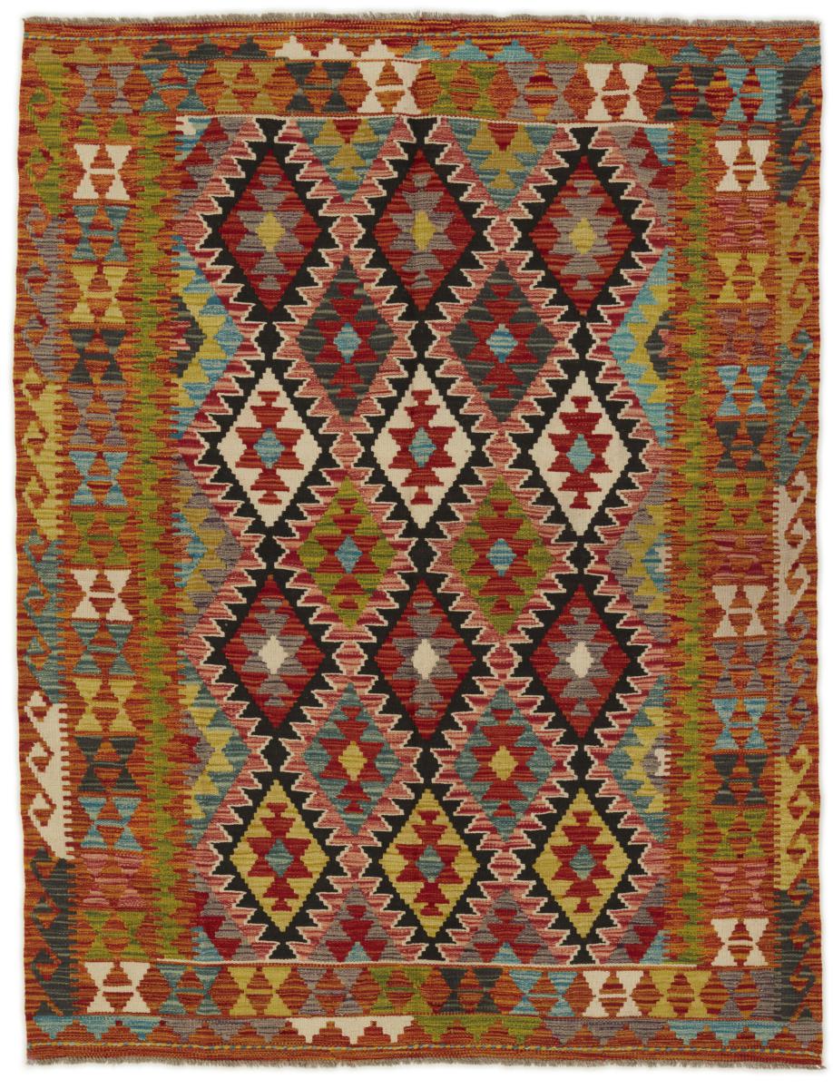 Tapete afegão Kilim Afegão 193x150 193x150, Tapete persa Tecido à mão