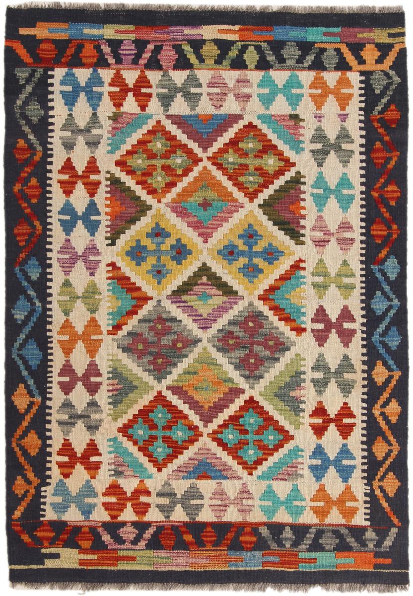 Tapete afegão Kilim Afegão 142x99 142x99, Tapete persa Tecido à mão