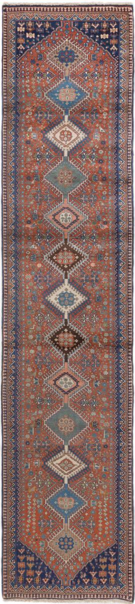 Tapis persan Yalameh 380x84 380x84, Tapis persan Noué à la main