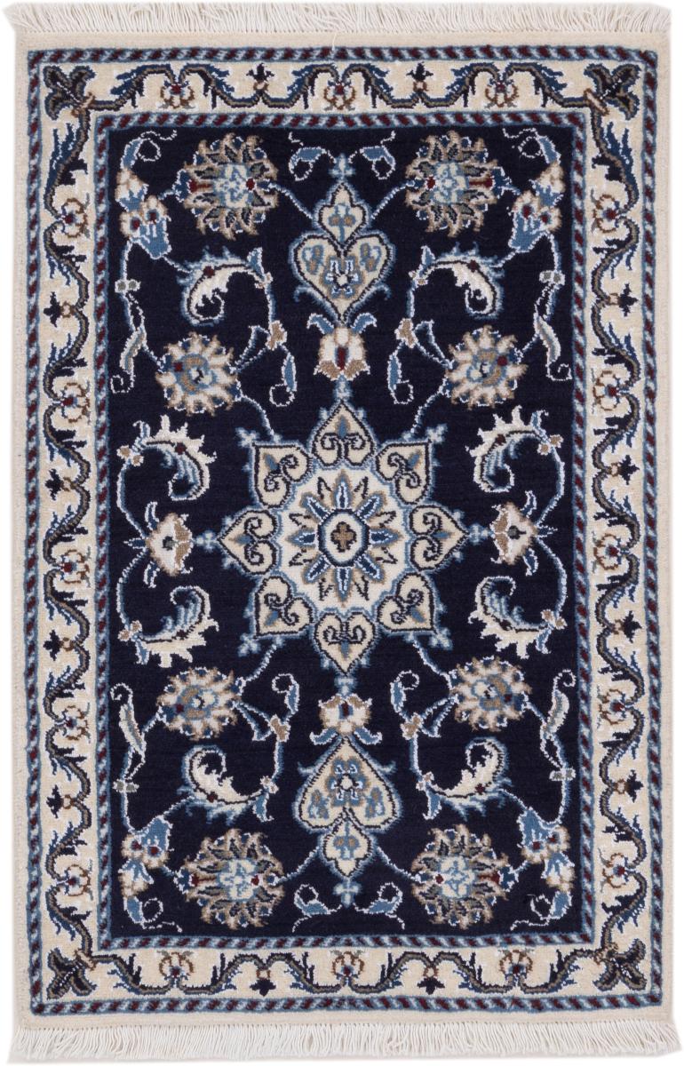 Tapis persan Naïn 91x59 91x59, Tapis persan Noué à la main