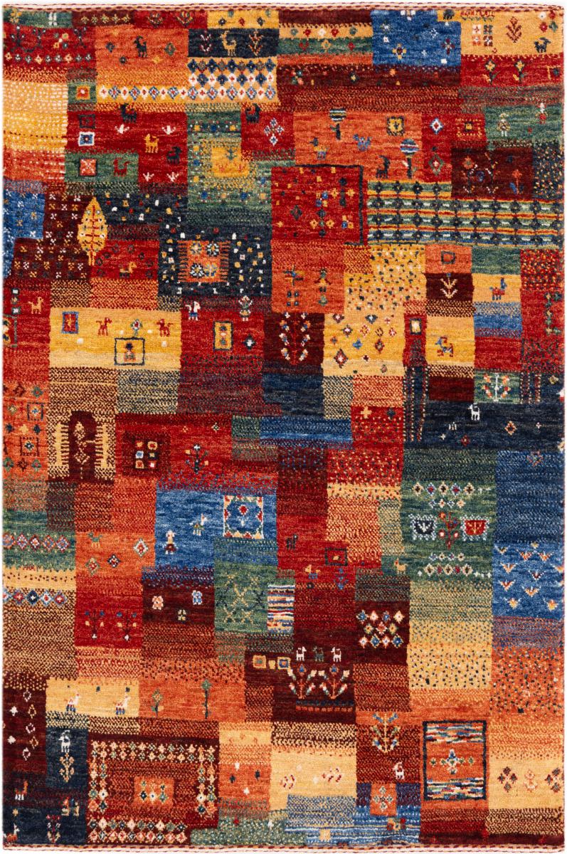 Persisk tæppe Perser Gabbeh Loribaft Atelier 119x79 119x79, Persisk tæppe Håndknyttet
