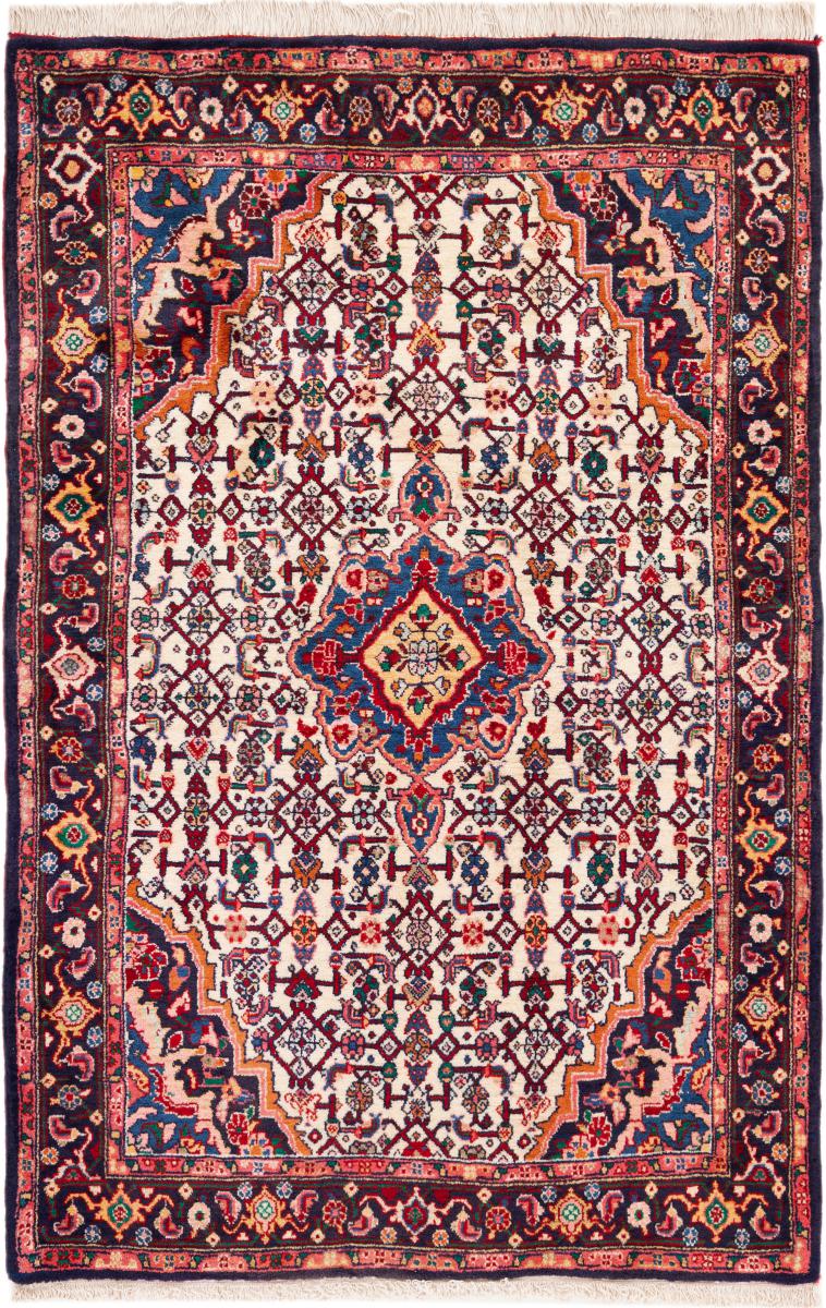 Tapis persan Bidjar 159x104 159x104, Tapis persan Noué à la main