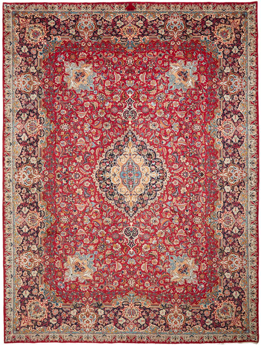 Persian Rug Kaschmar 13'0"x9'10" 13'0"x9'10", Persian Rug Knotted by hand