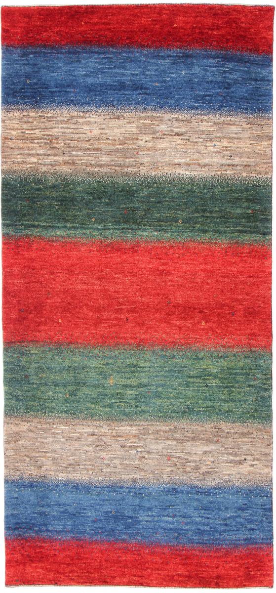 Alfombra persa Persia Gabbeh Loribaft Atash 7'0"x3'2" 7'0"x3'2", Alfombra persa Anudado a mano