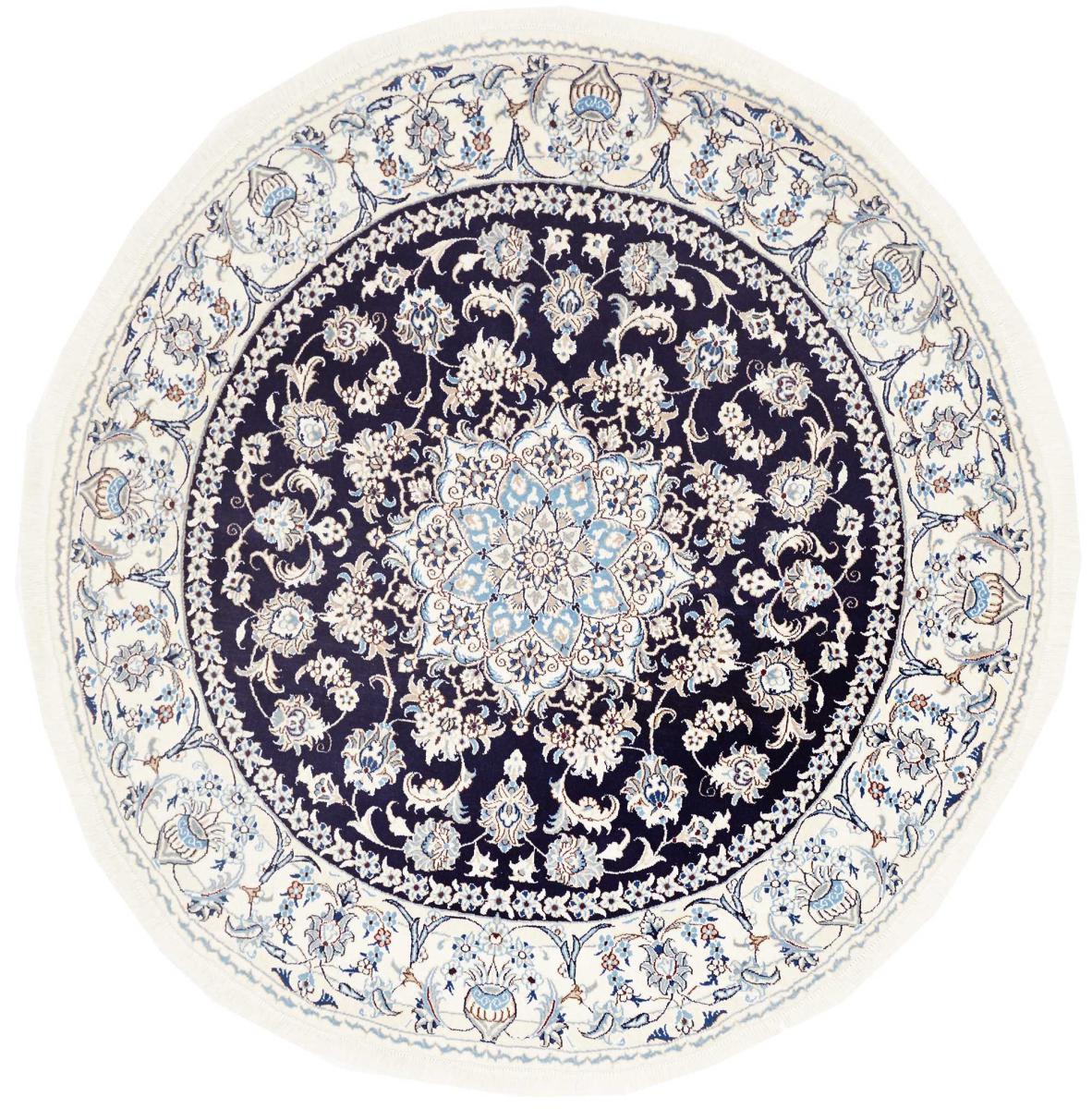 Alfombra persa Nain 199x201 199x201, Alfombra persa Anudado a mano