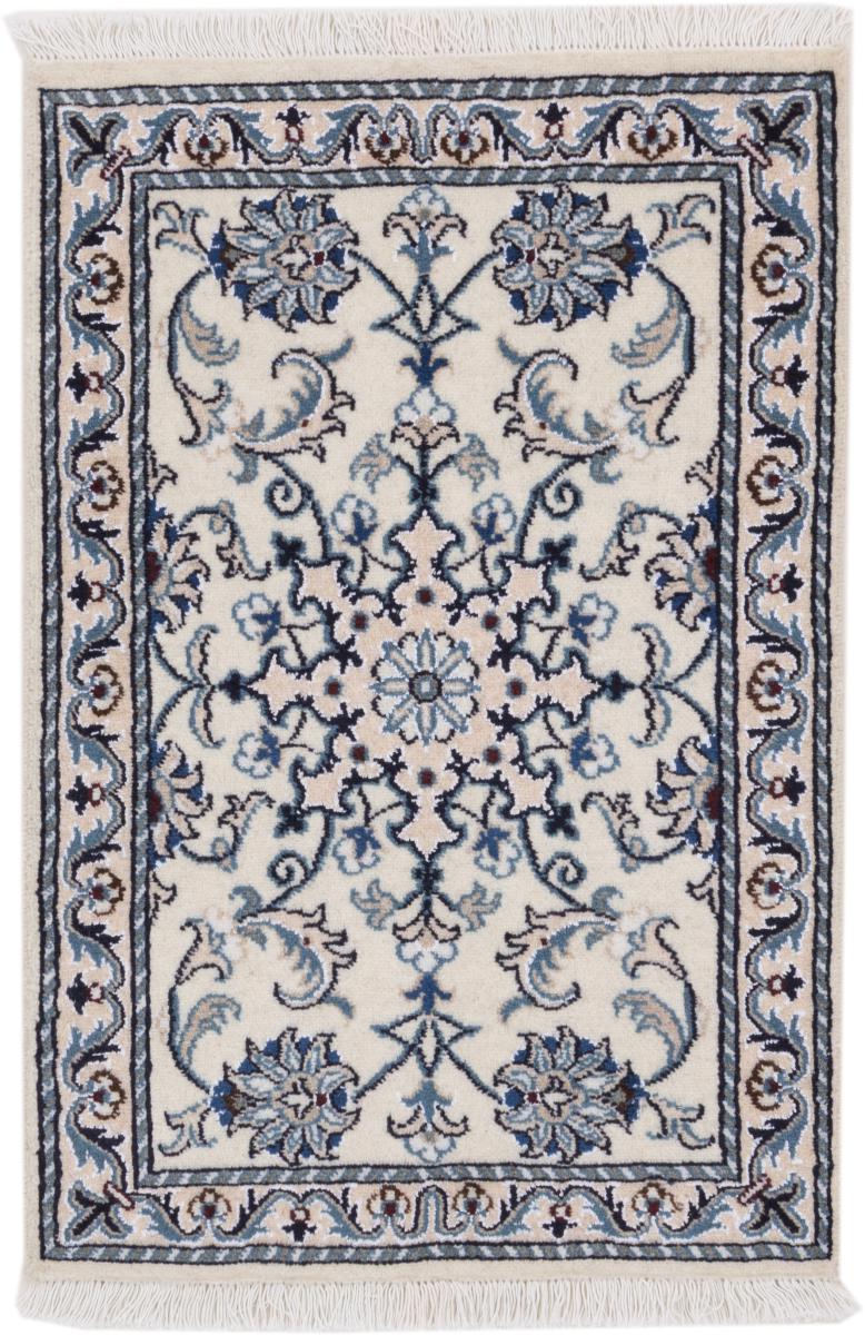 Tapis persan Naïn 91x59 91x59, Tapis persan Noué à la main