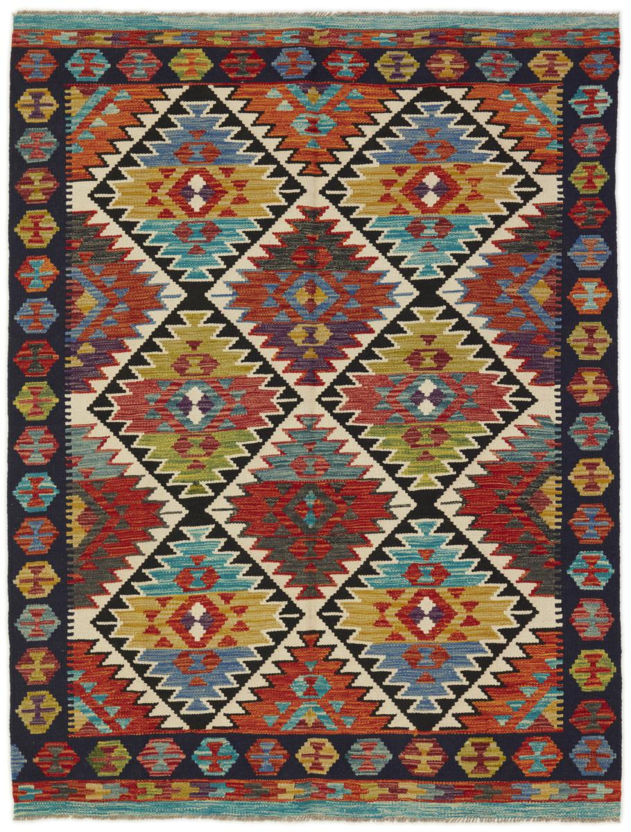 Tapete afegão Kilim Afegão 200x156 200x156, Tapete persa Tecido à mão