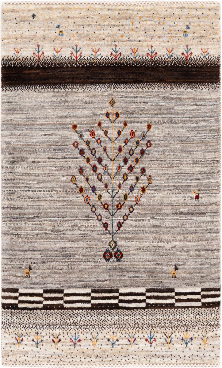 Persisk tæppe Perser Gabbeh Loribaft Atelier 101x63 101x63, Persisk tæppe Håndknyttet