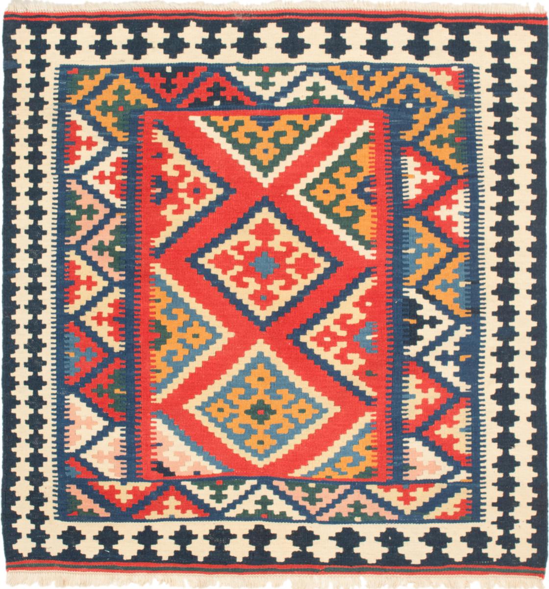 Tapete persa Kilim Fars 108x104 108x104, Tapete persa Tecido à mão