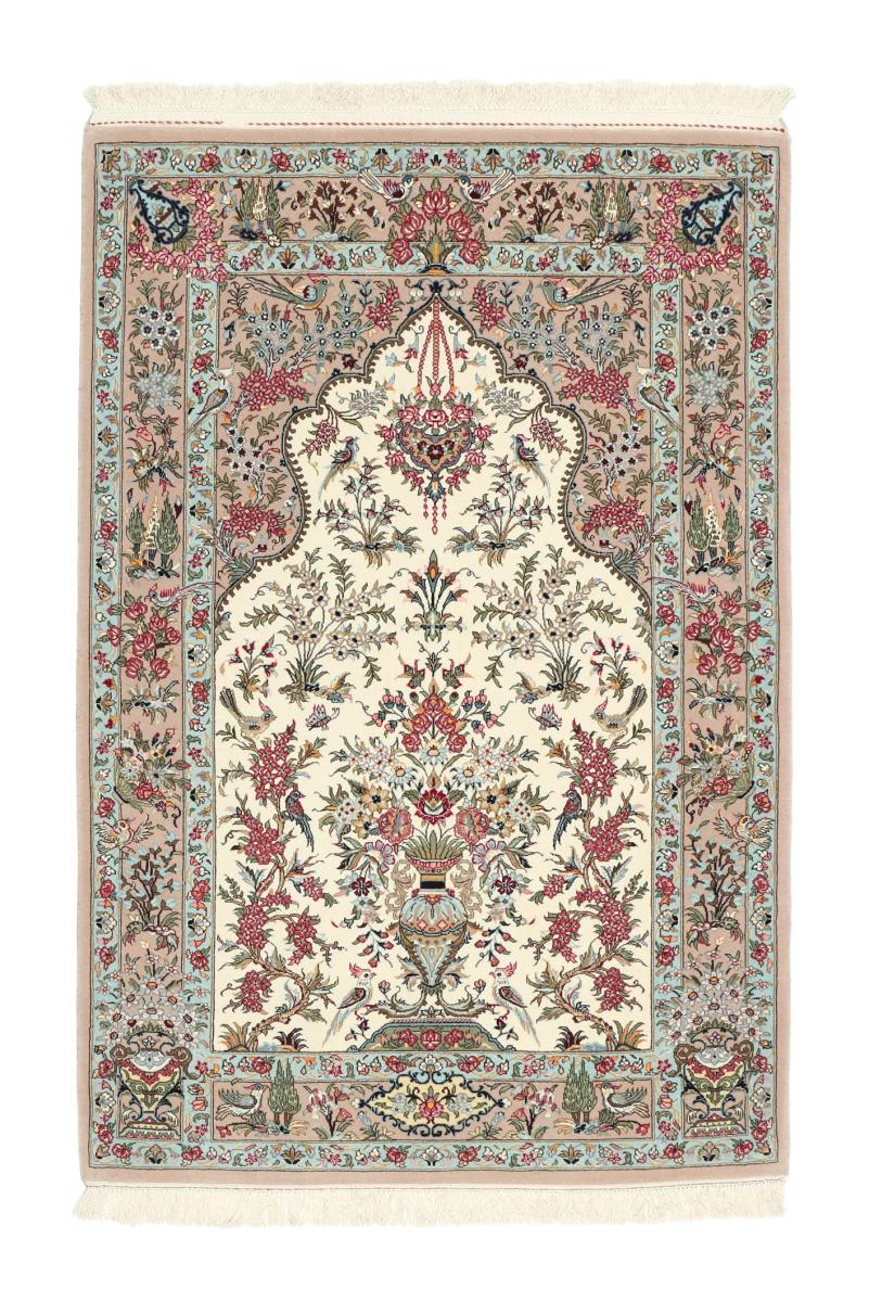 Perzisch tapijt Qum Sherkat 155x106 155x106, Perzisch tapijt Handgeknoopte